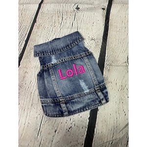 CUSTOM denim jacket for dogs